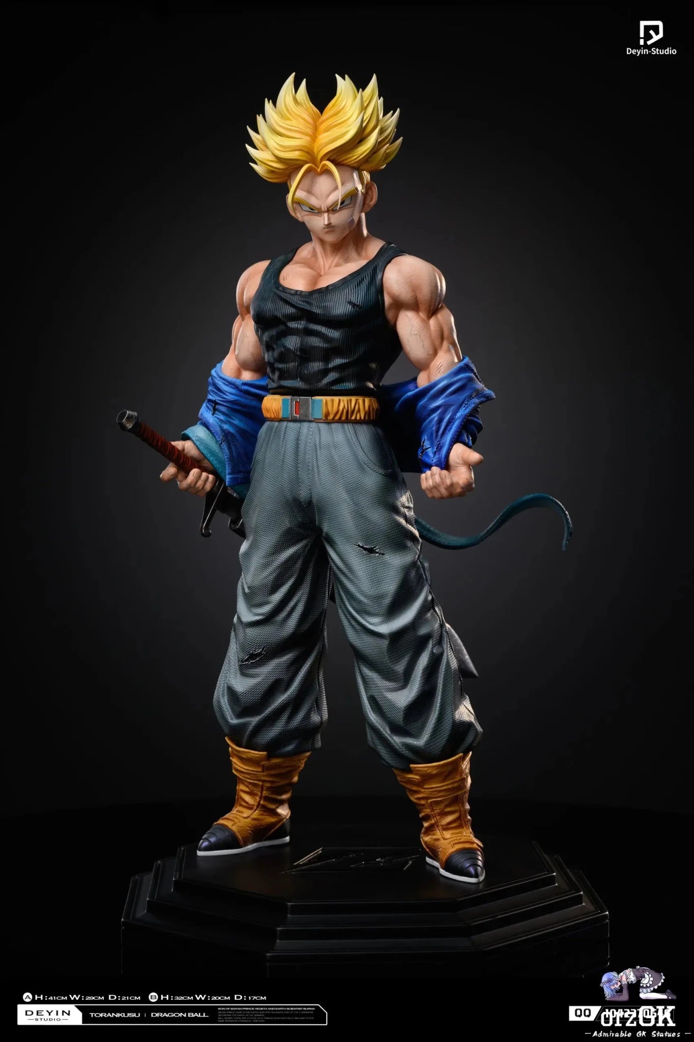Deyin Studio - Dragon Ball Future Trunks resin statue Navy Toys anime figure