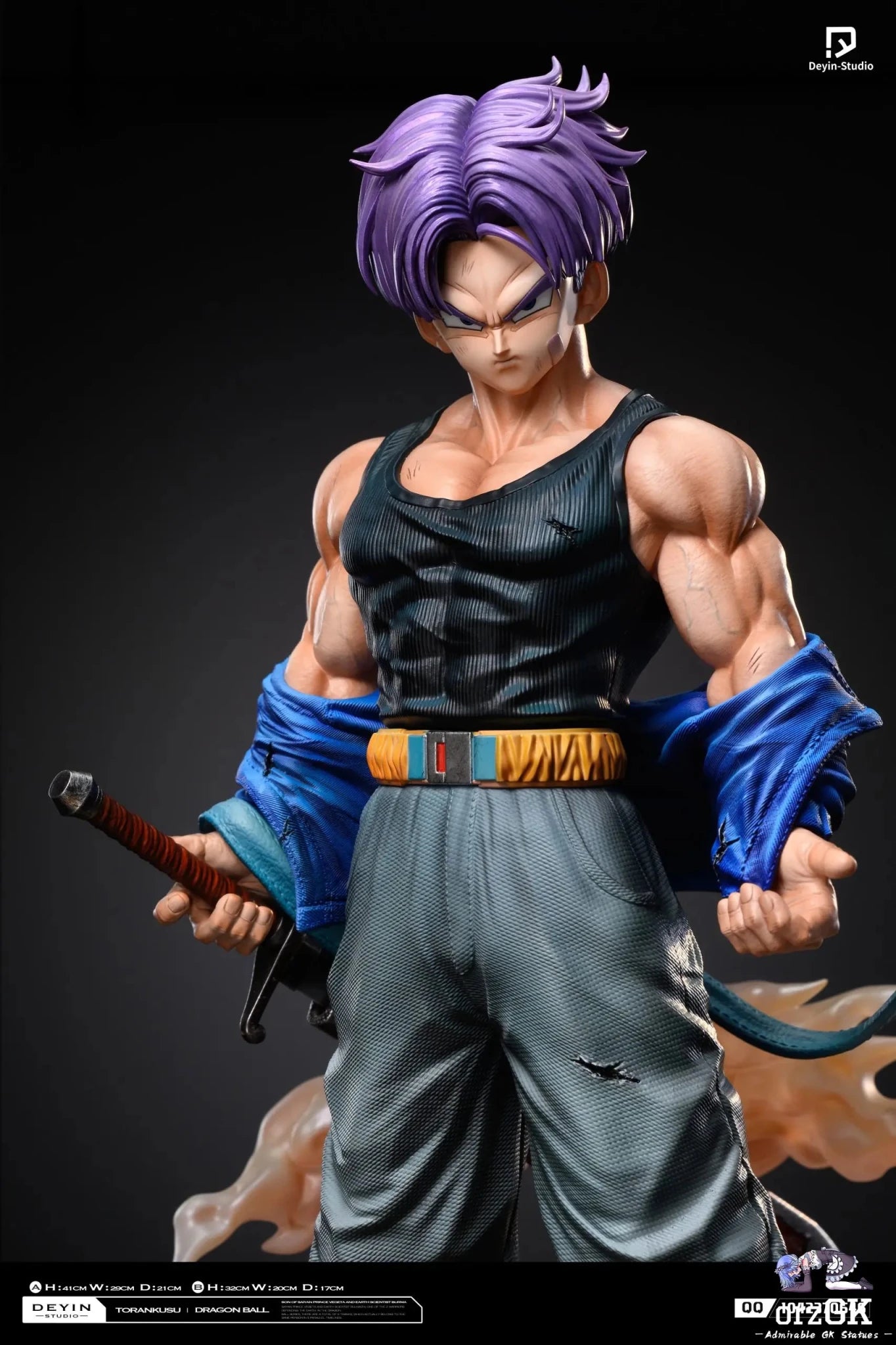 Deyin Studio - Dragon Ball Future Trunks resin statue Navy Toys anime figure