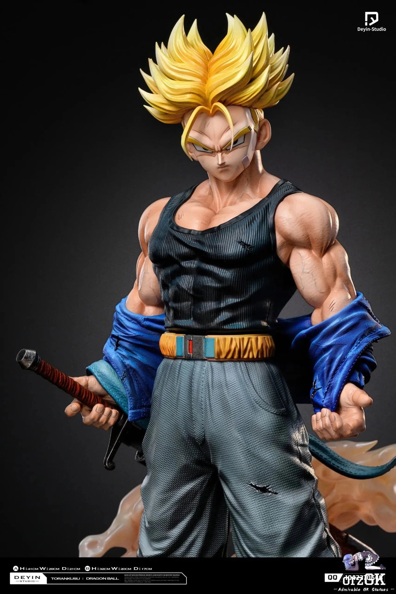 Deyin Studio - Dragon Ball Future Trunks resin statue Navy Toys anime figure