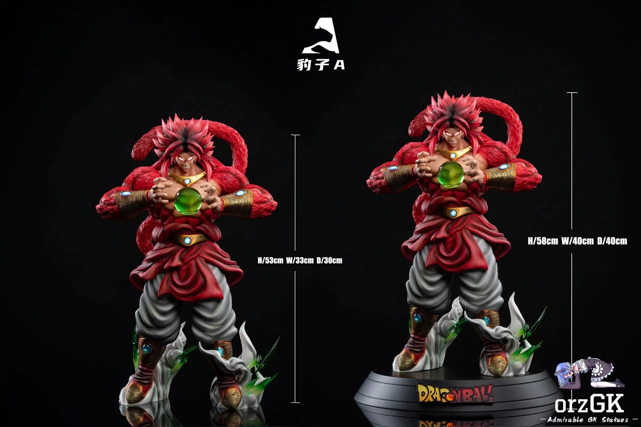 Bao Zi A Studio - Dragon Ball Broly resin statue Navy Toys anime figure