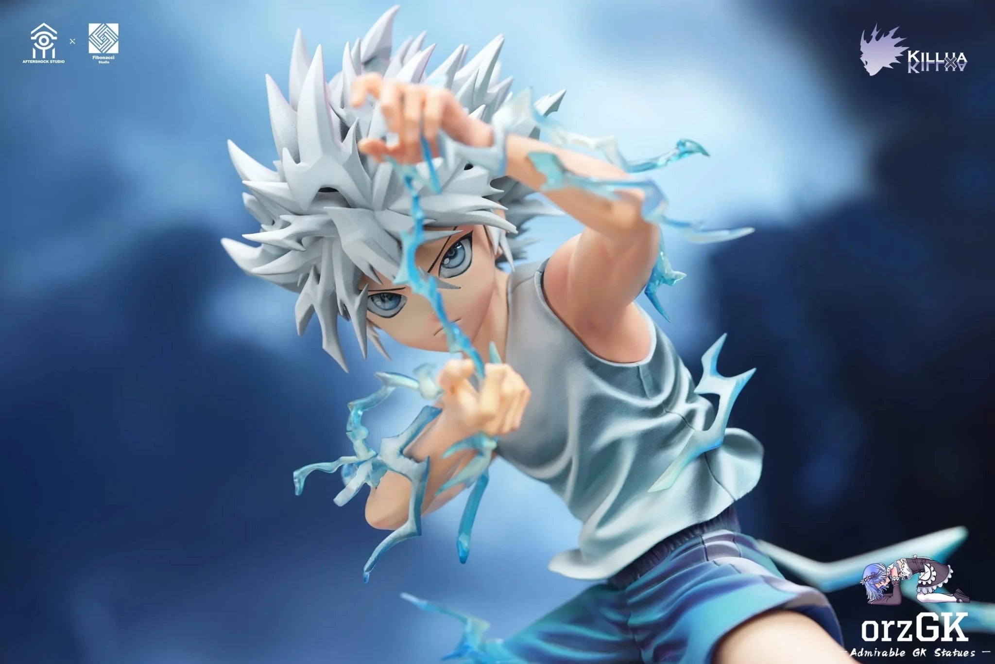 Aftershock Studio & Fibonacci Studio - HUNTER × HUNTER Killua Zoldyck & Gon Freecss resin statue Navy Toys anime figure