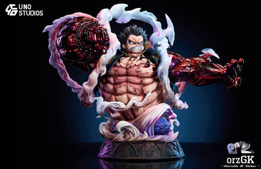 UNO Studio - One Piece 1/4 Gear fourth Luffy resin statue Navy Toys anime figure