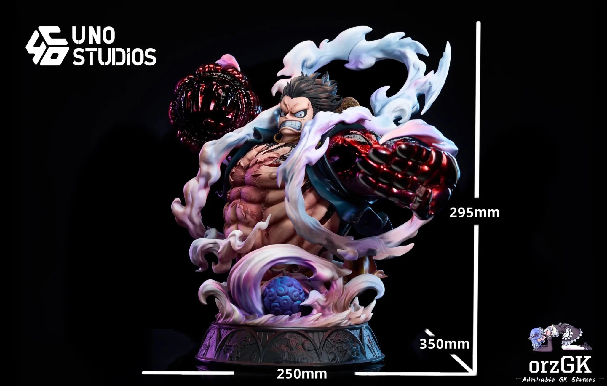UNO Studio - One Piece 1/4 Gear fourth Luffy resin statue Navy Toys anime figure