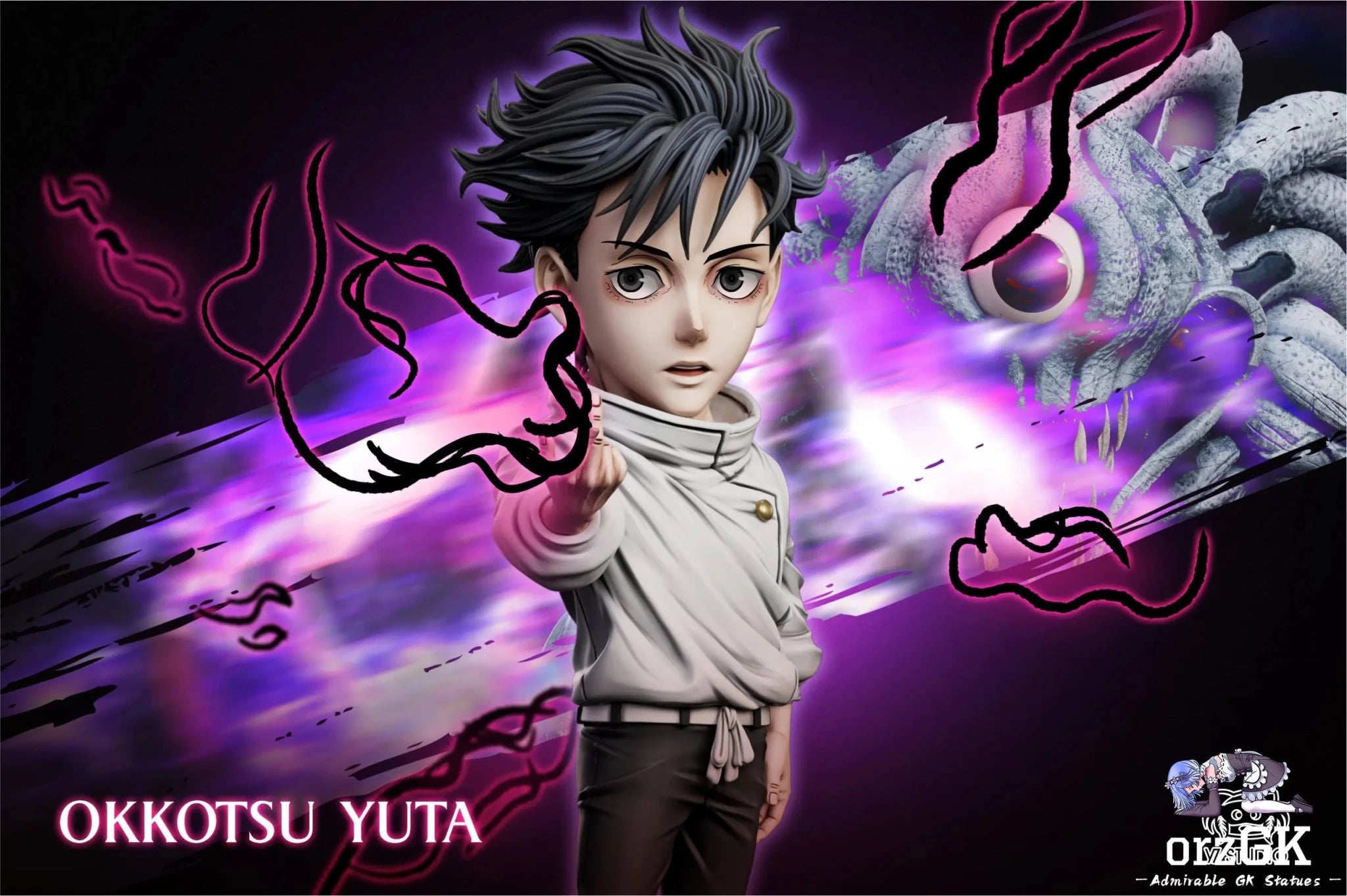 YZ Studio - Jujutsu Kaisen Jujutsu Series 7 Yuta Okkotsu & Rika Orimoto resin statue Navy Toys anime figure