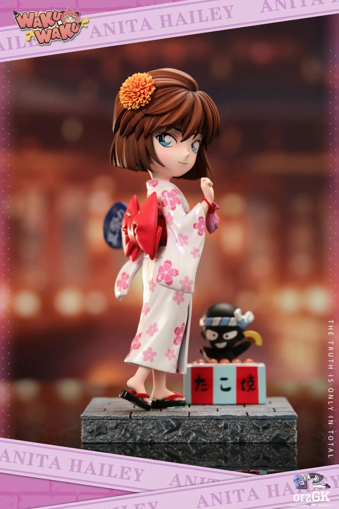 WakuWaku Studio - Detective Conan Summer Festival Ai Haibara resin statue Navy Toys anime figure