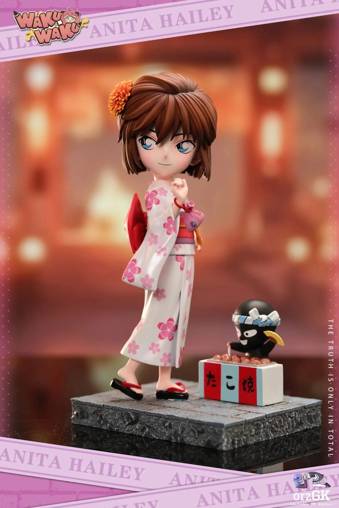 WakuWaku Studio - Detective Conan Summer Festival Ai Haibara resin statue Navy Toys anime figure