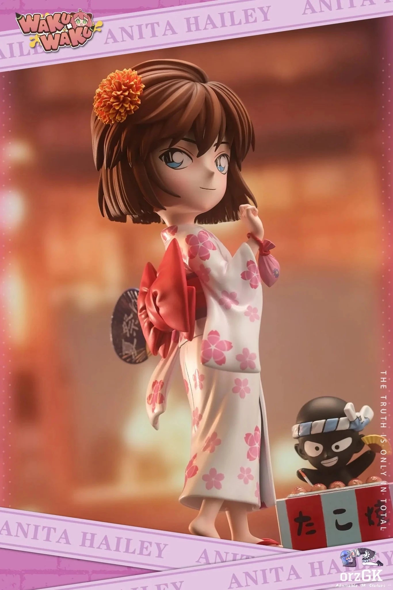 WakuWaku Studio - Detective Conan Summer Festival Ai Haibara resin statue Navy Toys anime figure