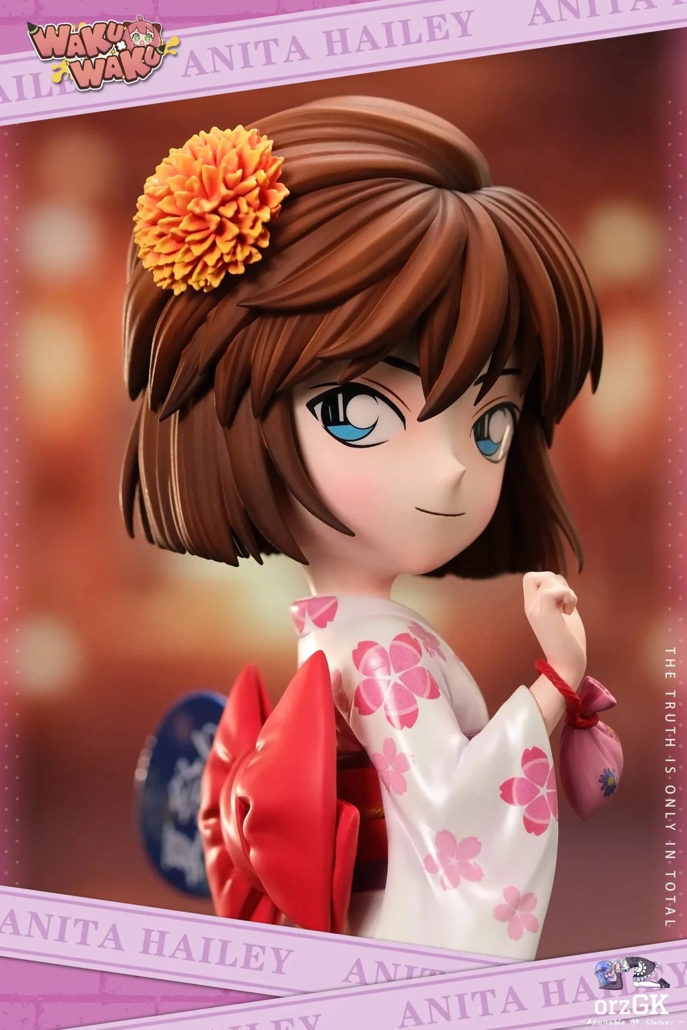 WakuWaku Studio - Detective Conan Summer Festival Ai Haibara resin statue Navy Toys anime figure