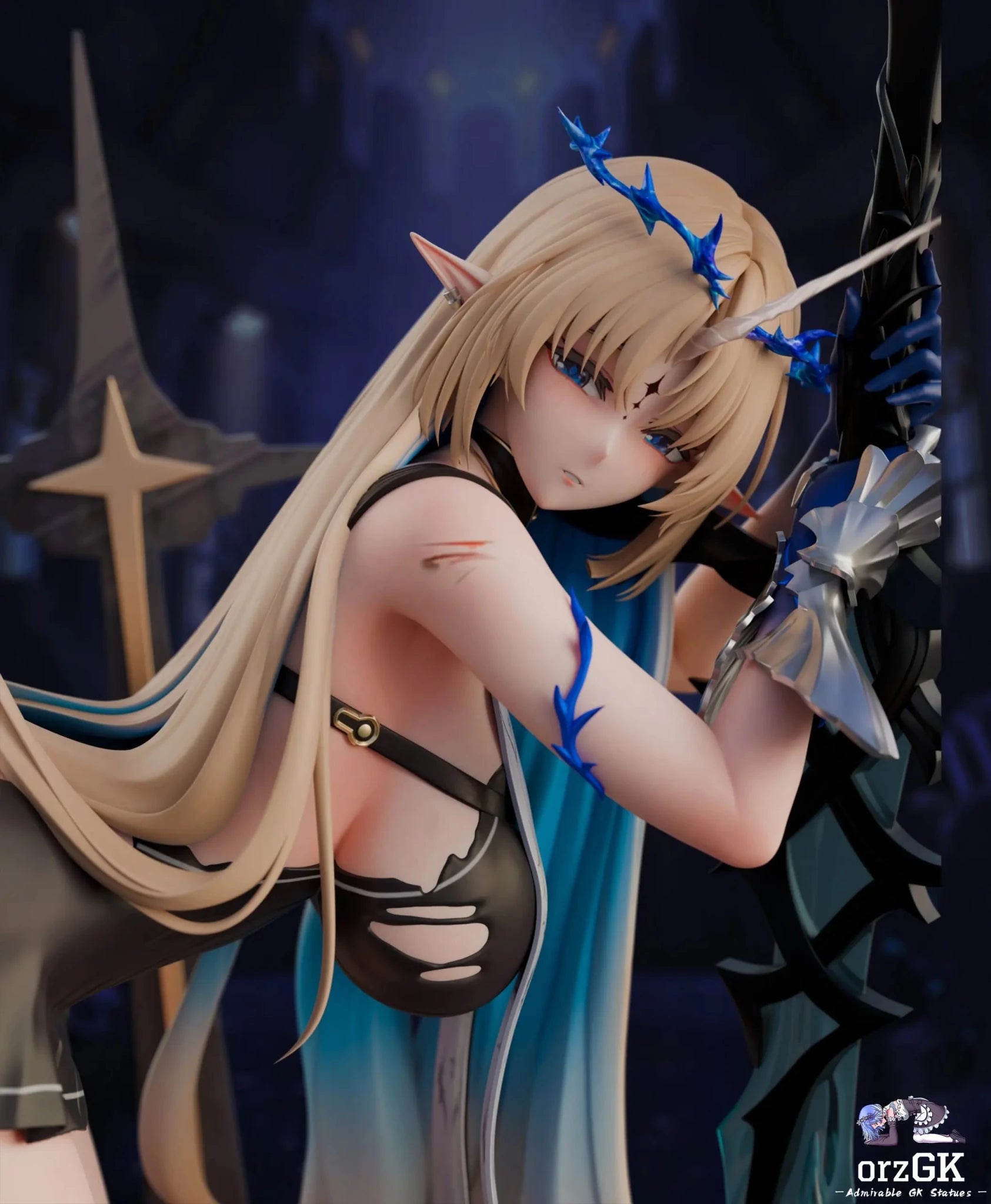 Mi Yin Studio - Wuthering Waves Fleurdelys resin statue Navy Toys anime figure