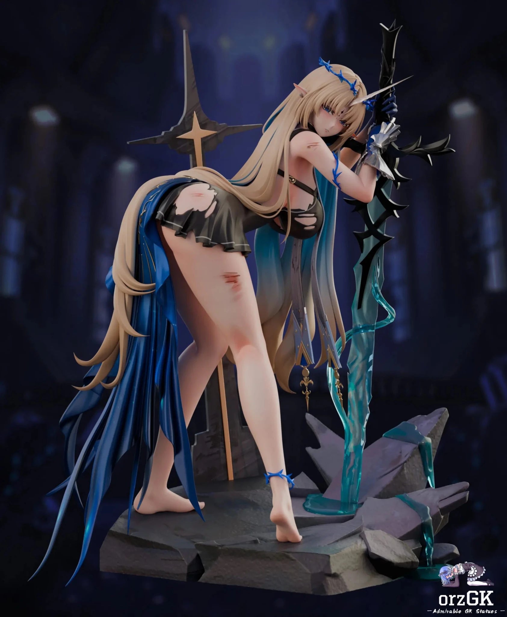 Mi Yin Studio - Wuthering Waves Fleurdelys resin statue Navy Toys anime figure