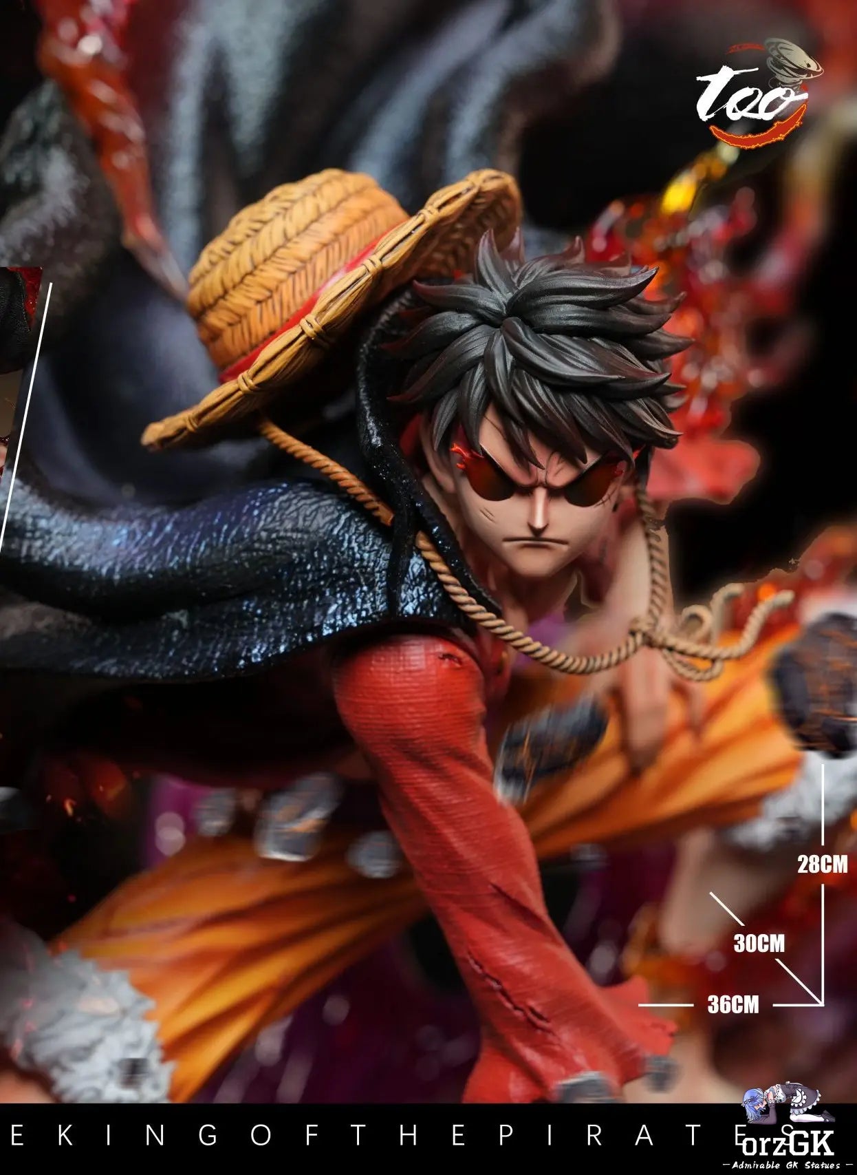Too Studio - One Piece Wano Country Arc Luffy resin statue Navy Toys anime figure