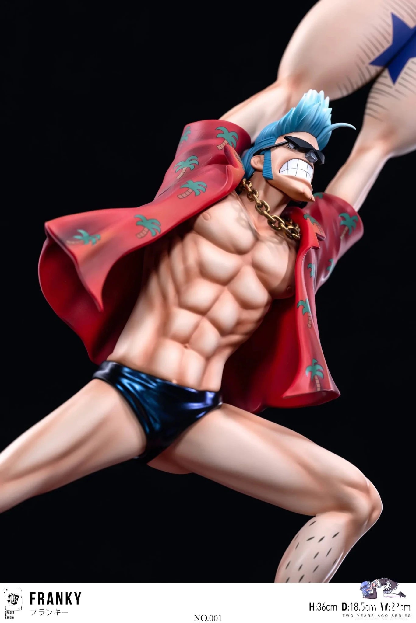 SPADES K Studio - One Piece Straw Hat Pirates Series Franky resin statue Navy Toys anime figure