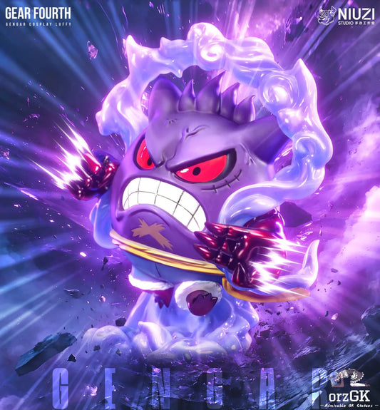 NIUZI Studio - Pokémon Gear 4 Gengar resin statue Navy Toys anime figure