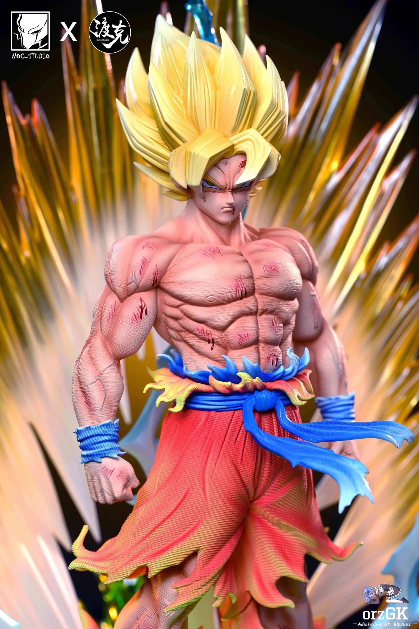 Noc Studio & Du Ke Studio - Dragon Ball Ultra Instinct Goku 2.0 resin statue Navy Toys anime figure
