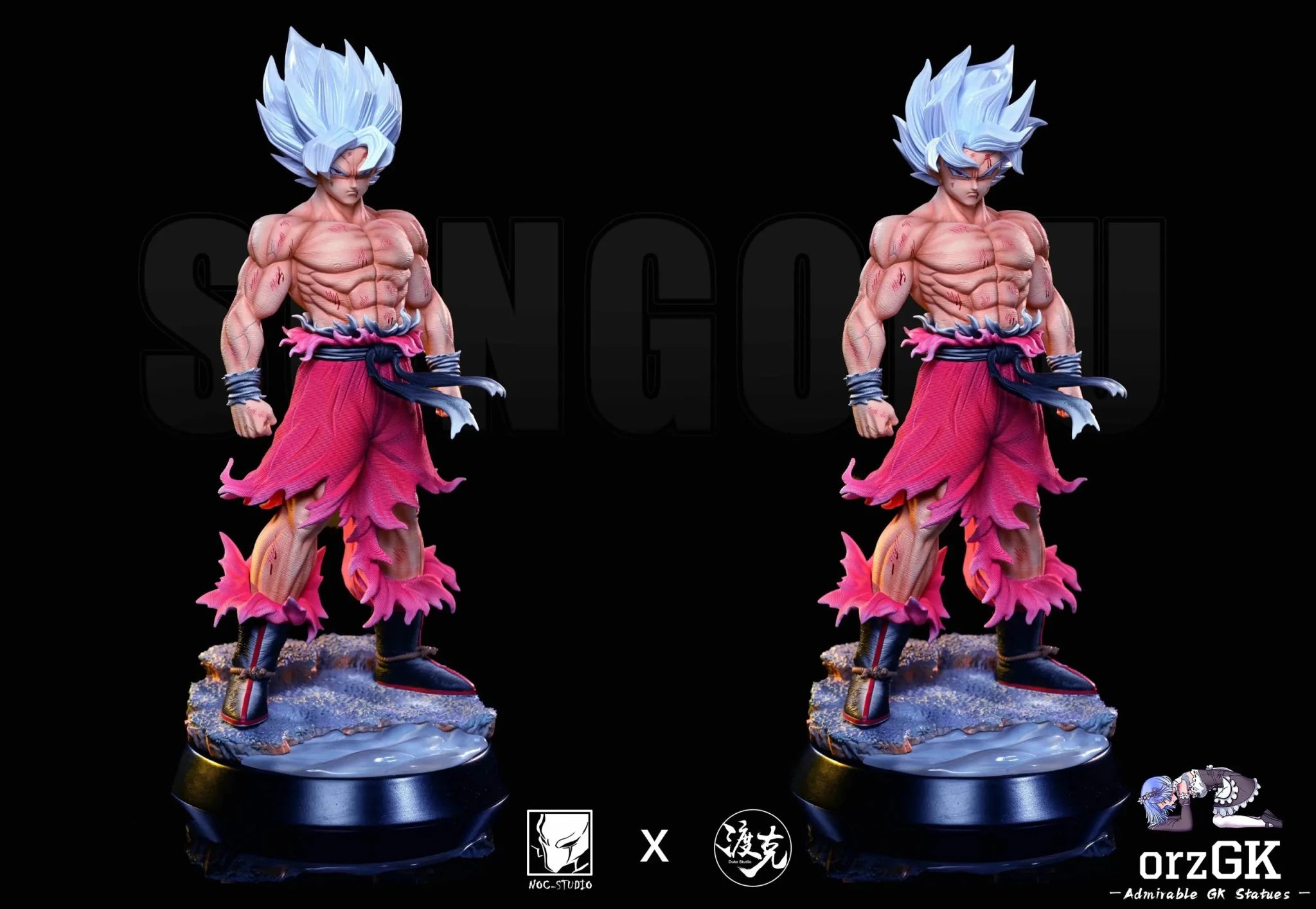 Noc Studio & Du Ke Studio - Dragon Ball Ultra Instinct Goku 2.0 resin statue Navy Toys anime figure