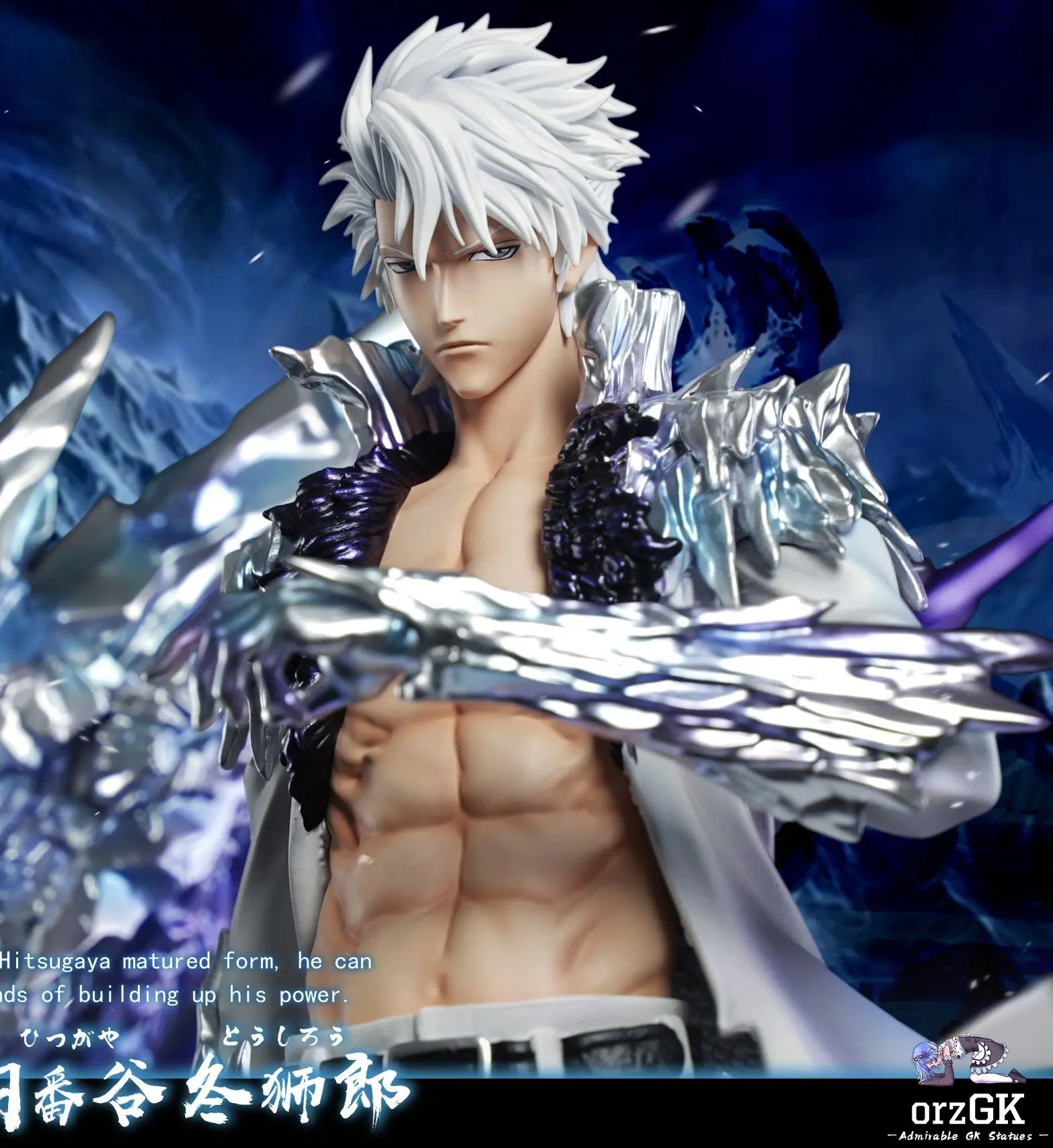 CHENG Studio & HXHENG Studio - BLEACH Shikai Hyōketsu Adult Tōshirō Hitsugaya resin statue Navy Toys anime figure