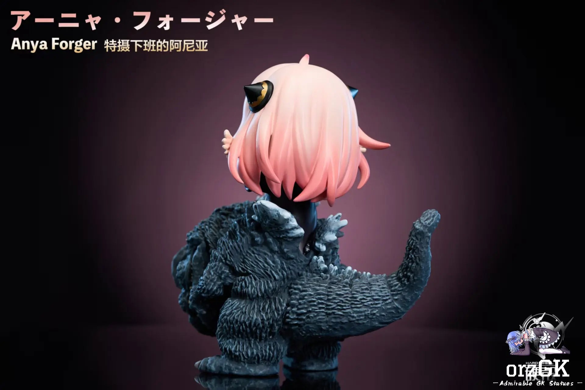 Hard Shell Studio - Spy x Family & Pokemon Pikachu and Anya cosplay Big Monster Series randomly interrupts Anya leaving the set after work resin statue Navy Toys anime figure