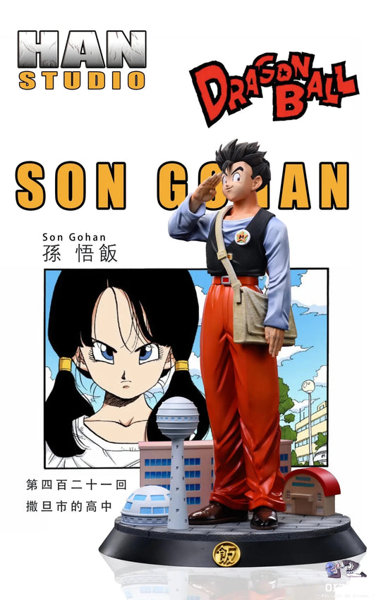 HAN Studio - Dragon Ball Son Gohan The High School Student from Satan City resin statue Navy Toys anime figure