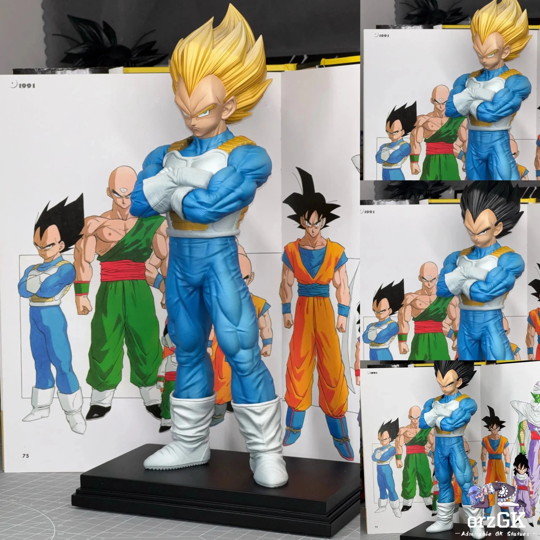 XG Studio - Dragon Ball Z Warrior Vegeta resin statue Navy Toys anime figure