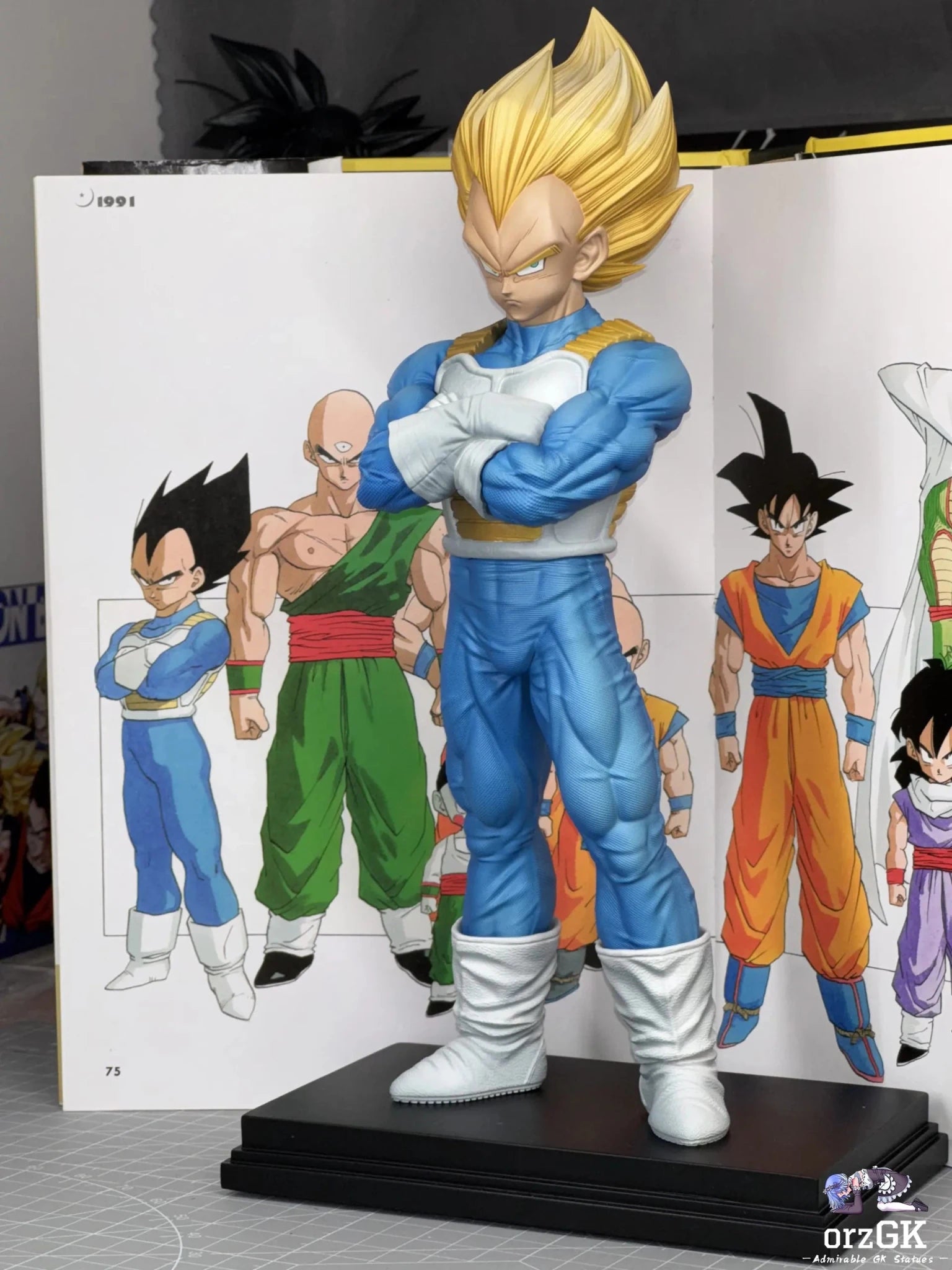 XG Studio - Dragon Ball Z Warrior Vegeta resin statue Navy Toys anime figure