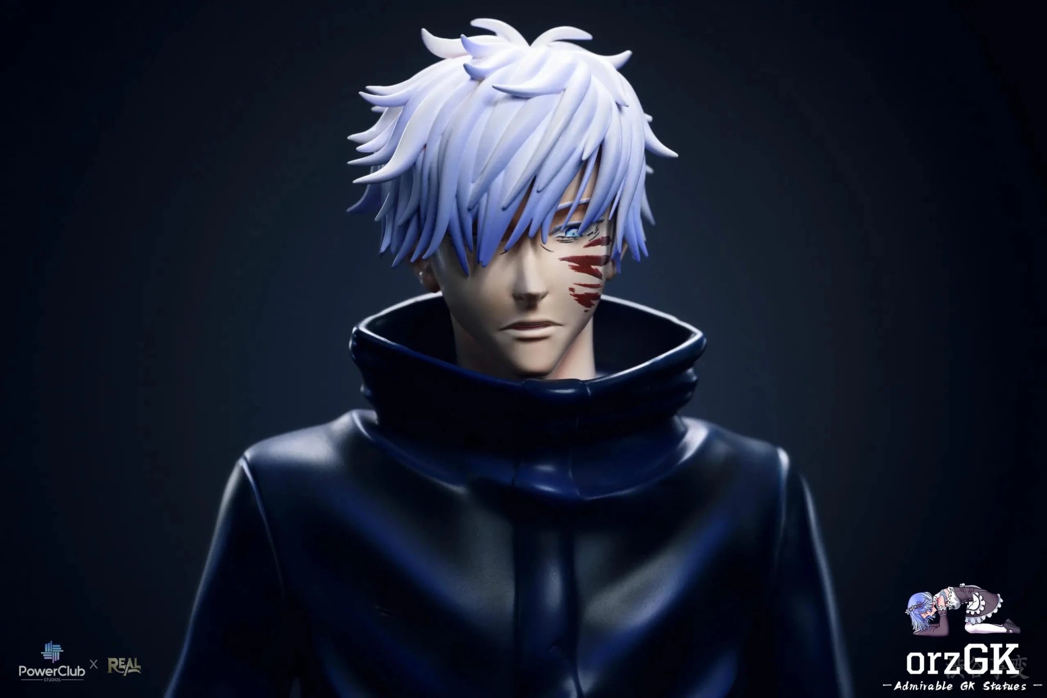 Real Creation Studio & PowerClub Studio - Jujutsu Kaisen Satoru Gojo Full Power 1/6 Museum Pose Statue resin statue Navy Toys anime figure