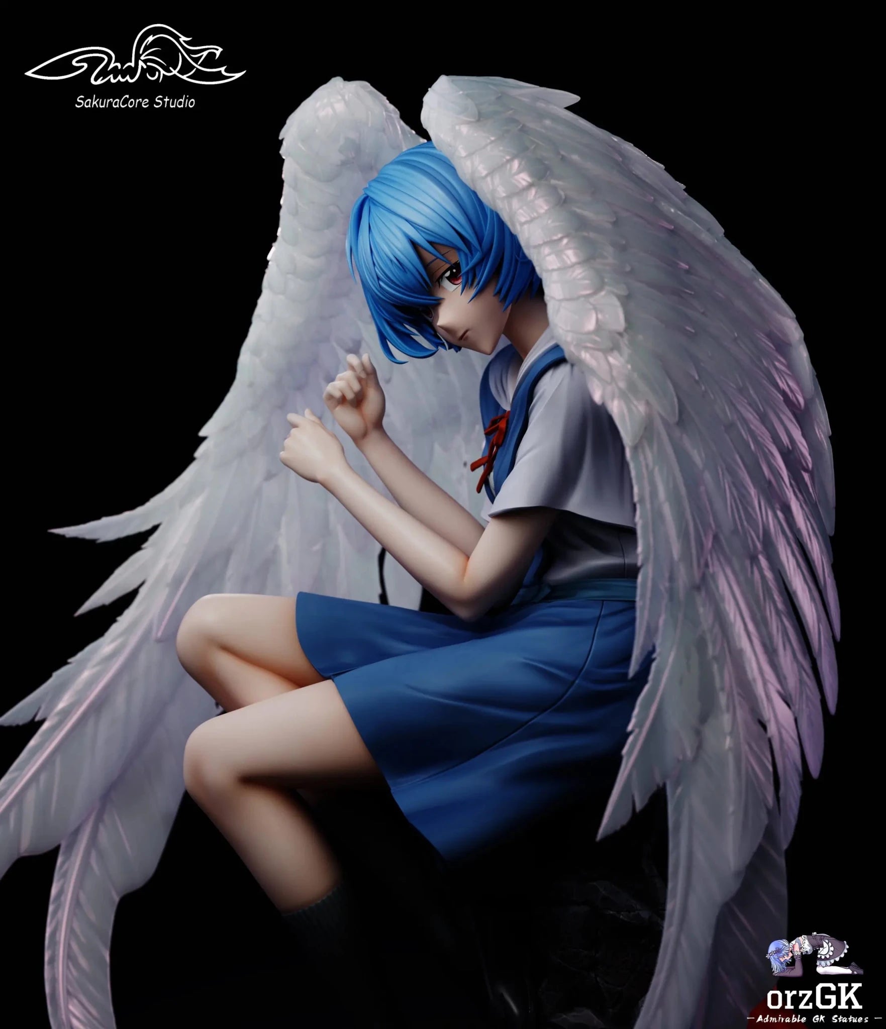 SakuraCore Studio - Neon Genesis Evangelion EVA Ayanami Rei resin statue Navy Toys anime figure