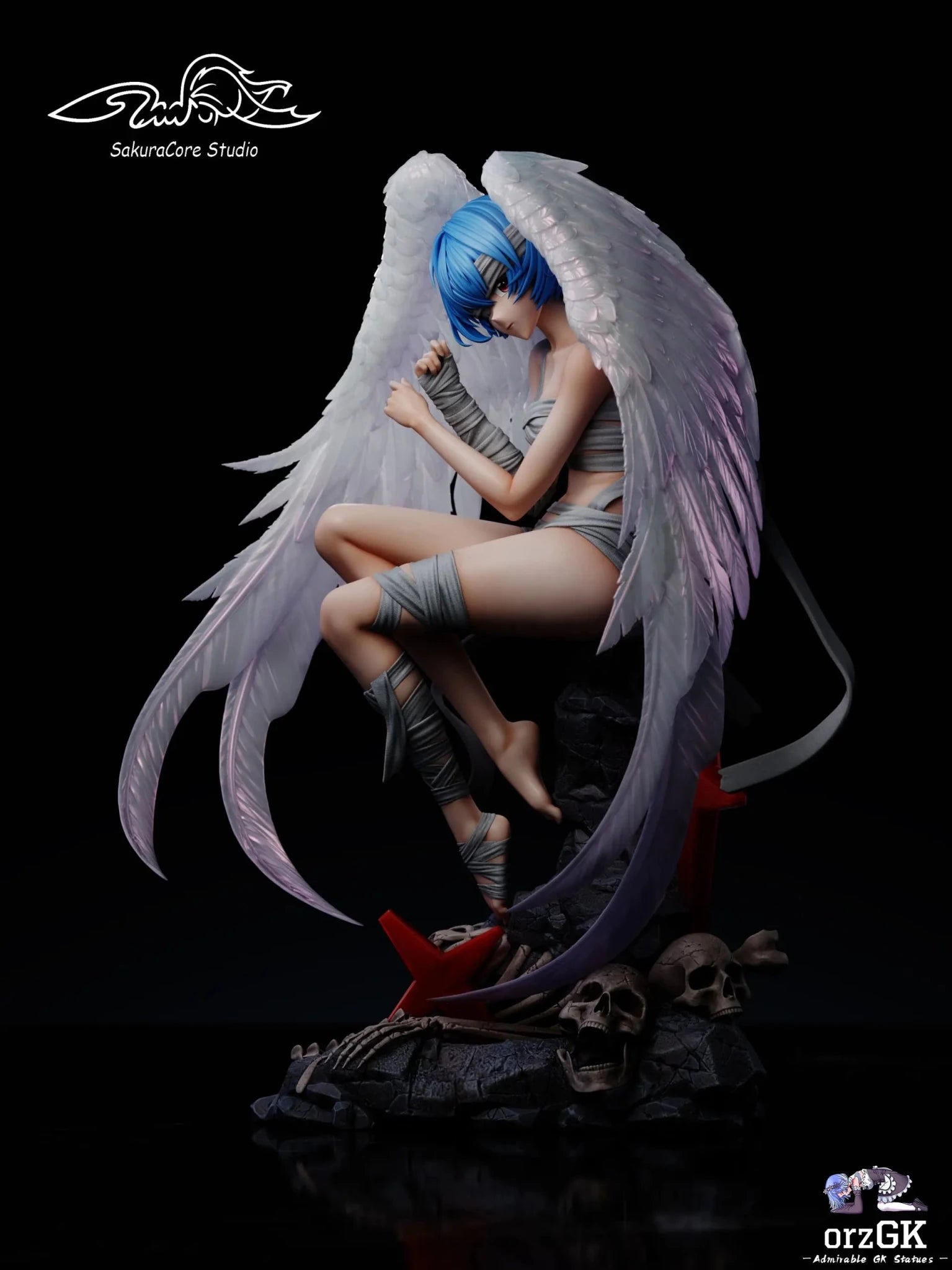 SakuraCore Studio - Neon Genesis Evangelion EVA Ayanami Rei resin statue Navy Toys anime figure