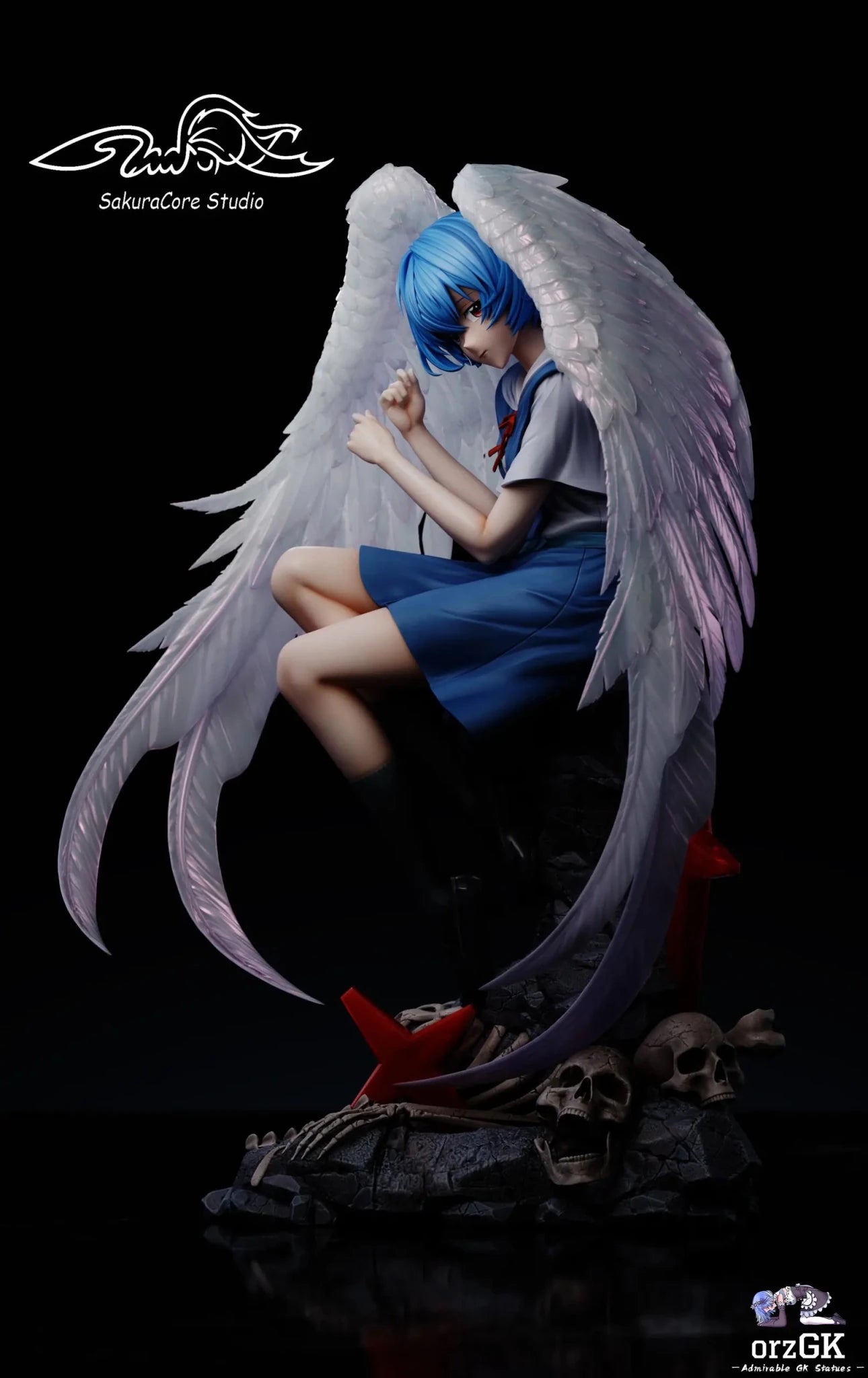 SakuraCore Studio - Neon Genesis Evangelion EVA Ayanami Rei resin statue Navy Toys anime figure
