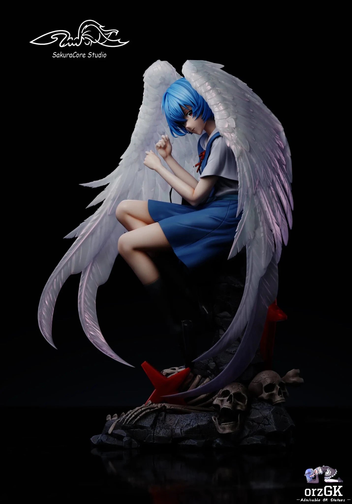 SakuraCore Studio - Neon Genesis Evangelion EVA Ayanami Rei resin statue Navy Toys anime figure
