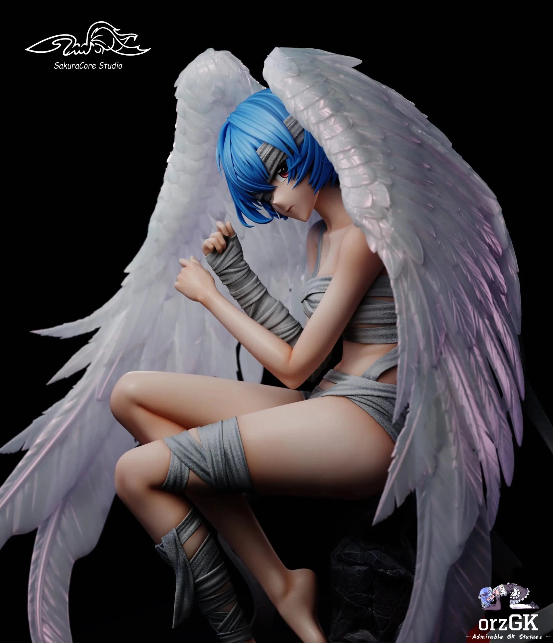 SakuraCore Studio - Neon Genesis Evangelion EVA Ayanami Rei resin statue Navy Toys anime figure
