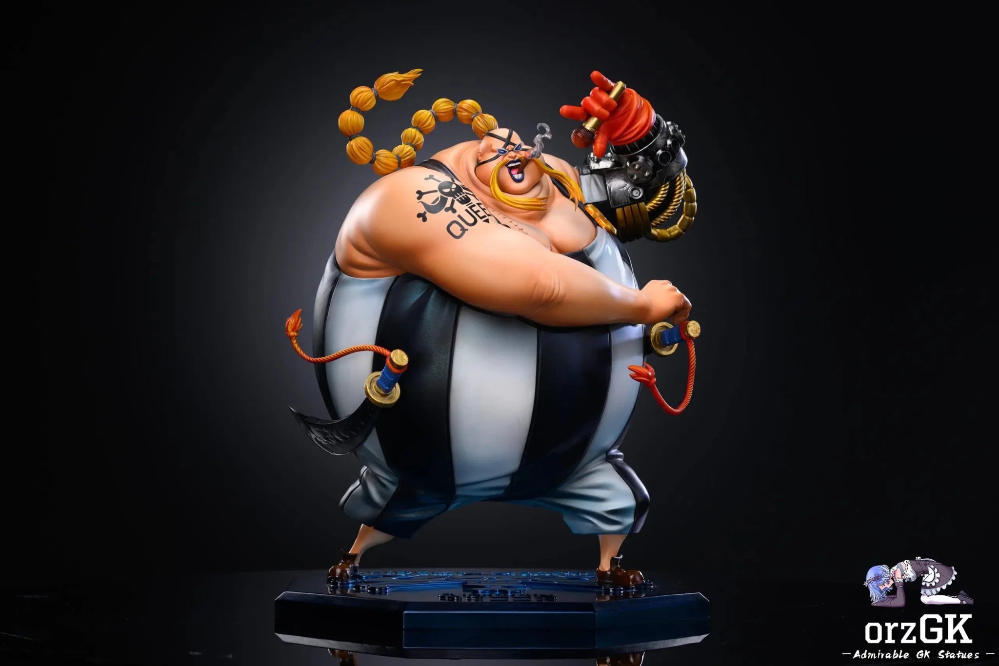 LX Studio & SY Studio - One Piece Beasts Pirates Calamities Resonance Series 02 Queen resin statue Navy Toys anime figure