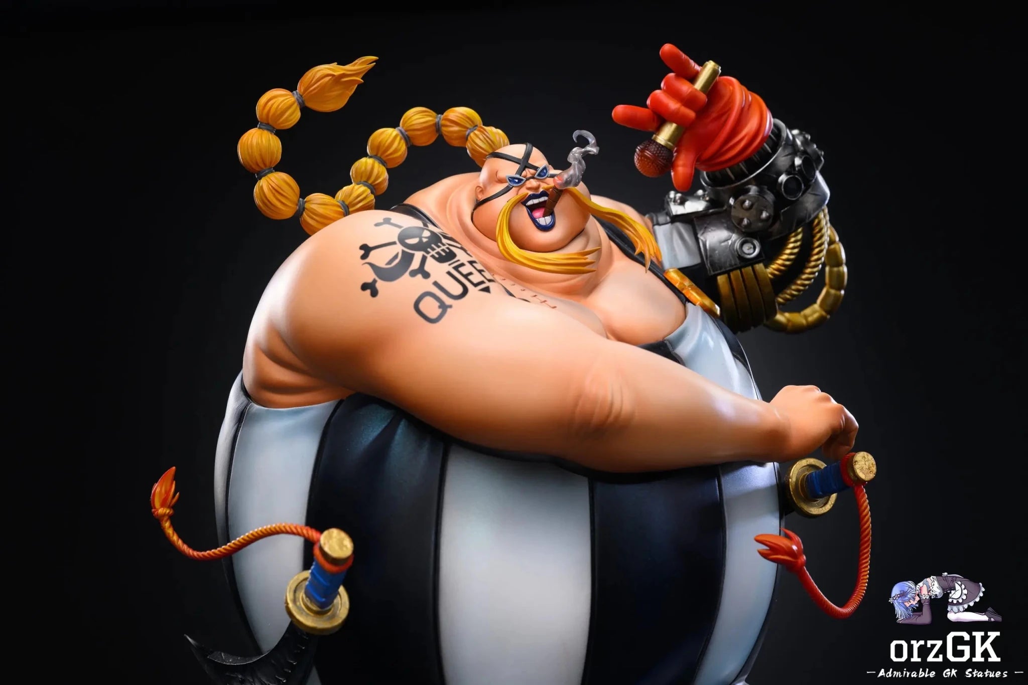 LX Studio & SY Studio - One Piece Beasts Pirates Calamities Resonance Series 02 Queen resin statue Navy Toys anime figure