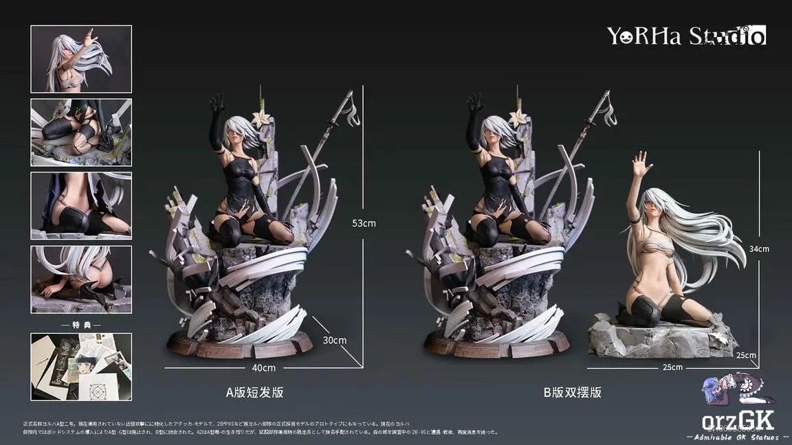 YorHa Studio - NieR:Automata YorHa Observation Report Council of Humanity Chapter 1 Ending C A2 resin statue Navy Toys anime figure