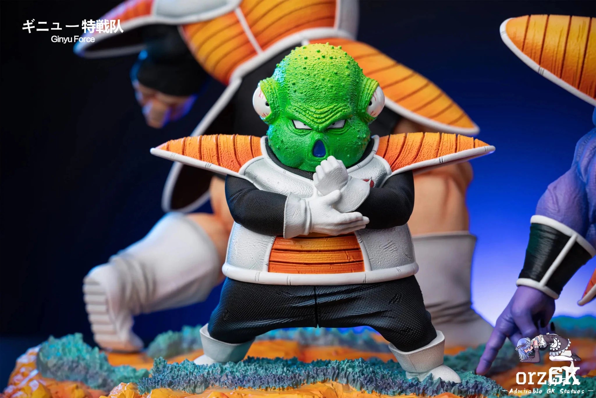 Bao Zi A Studio - Dragon Ball 03 Ginyu Force Ginyu & Recoome & Burter & Jeice & Guldo resin statue Navy Toys anime figure
