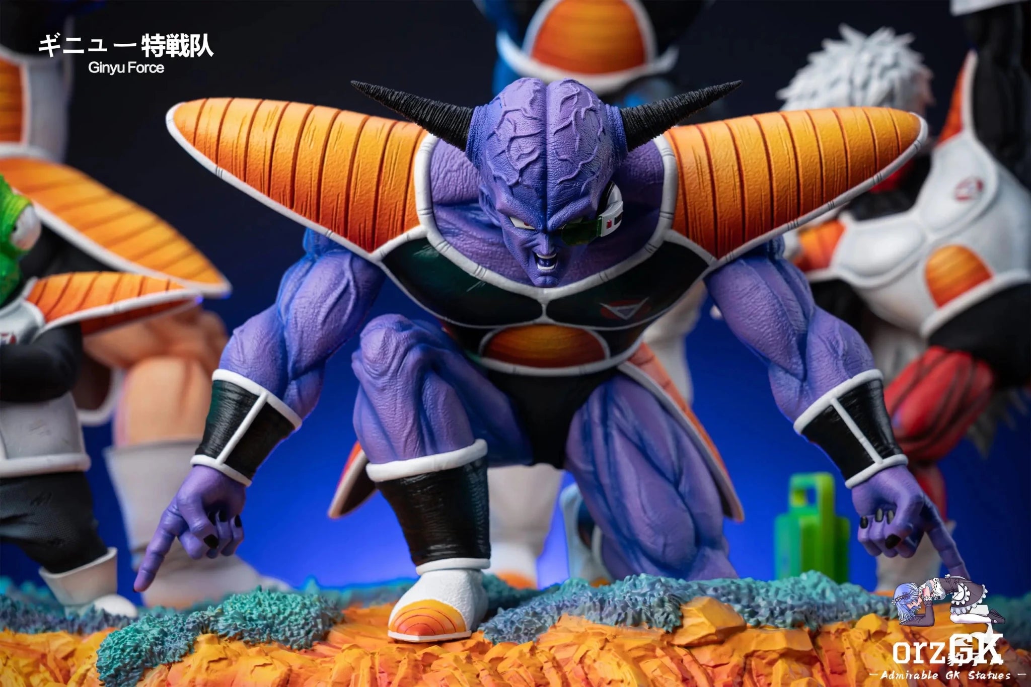 Bao Zi A Studio - Dragon Ball 03 Ginyu Force Ginyu & Recoome & Burter & Jeice & Guldo resin statue Navy Toys anime figure