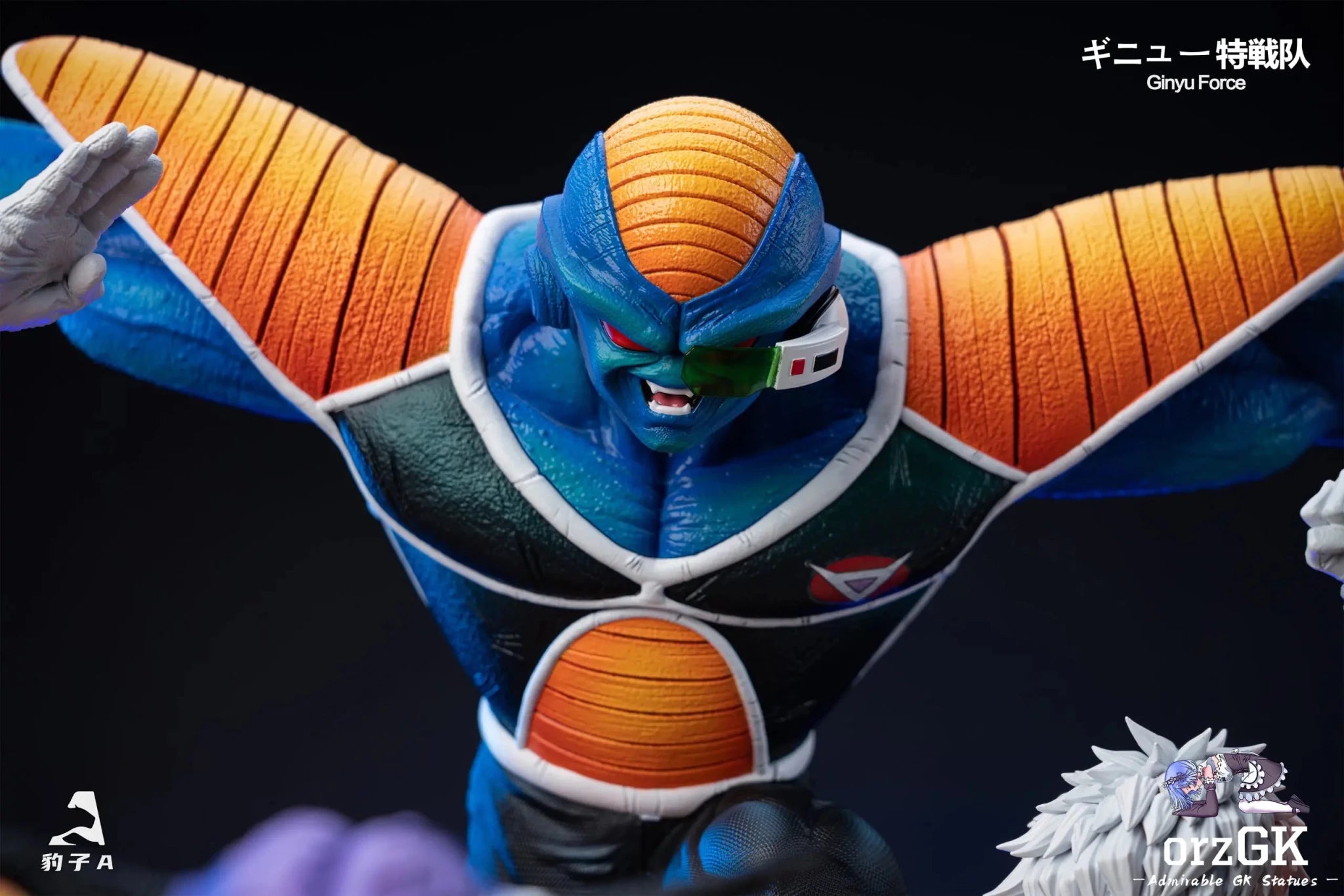 Bao Zi A Studio - Dragon Ball 03 Ginyu Force Ginyu & Recoome & Burter & Jeice & Guldo resin statue Navy Toys anime figure