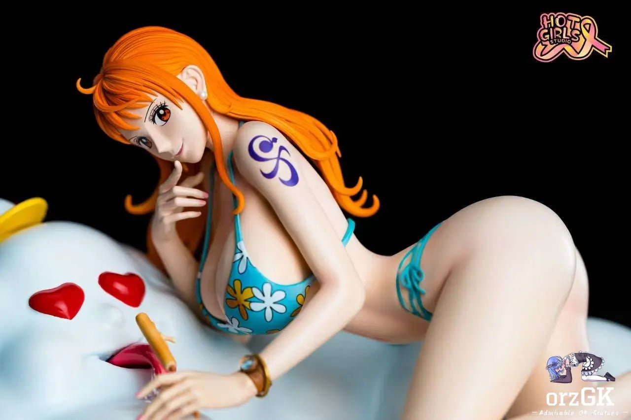 Hot Girls Studio - One Piece Pool Party 2 Little Thief Cat Nami resin statue Navy Toys anime figure