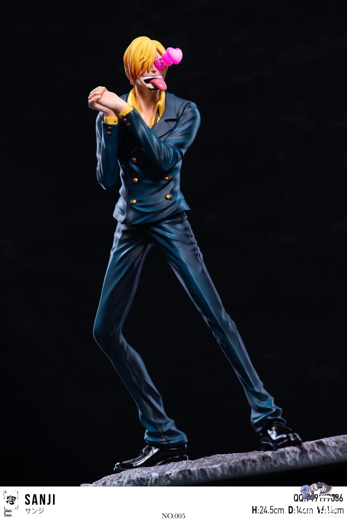 SPADES K Studio - One Piece Straw Hat Crew Resonance Series 05 Sanji resin statue Navy Toys anime figure