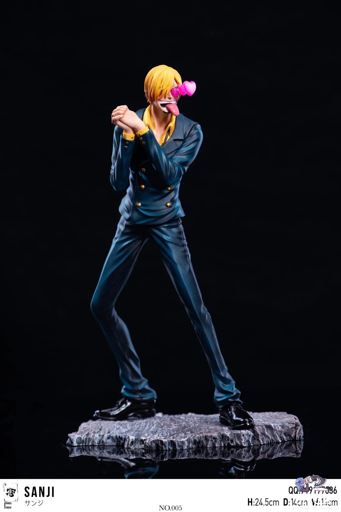 SPADES K Studio - One Piece Straw Hat Crew Resonance Series 05 Sanji resin statue Navy Toys anime figure