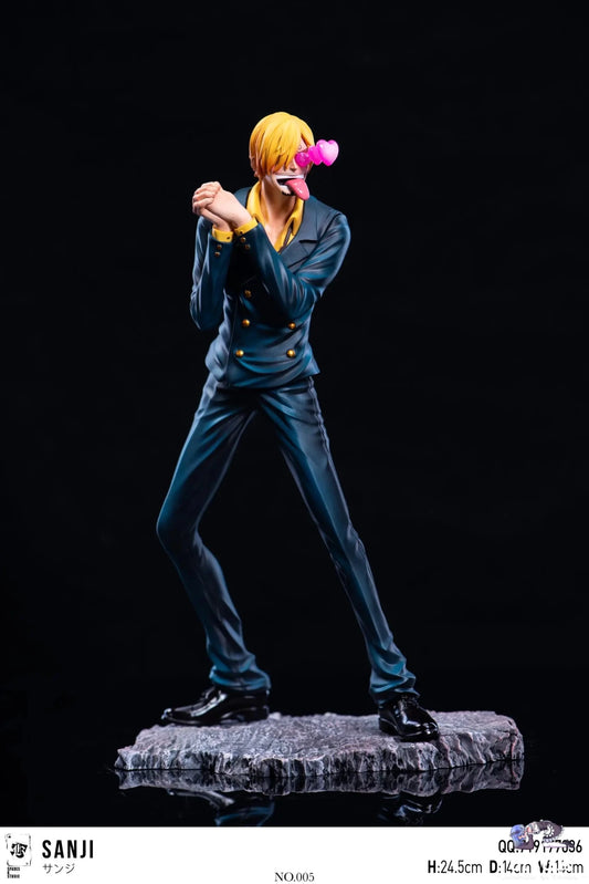 SPADES K Studio - One Piece Straw Hat Crew Resonance Series 05 Sanji resin statue Navy Toys anime figure