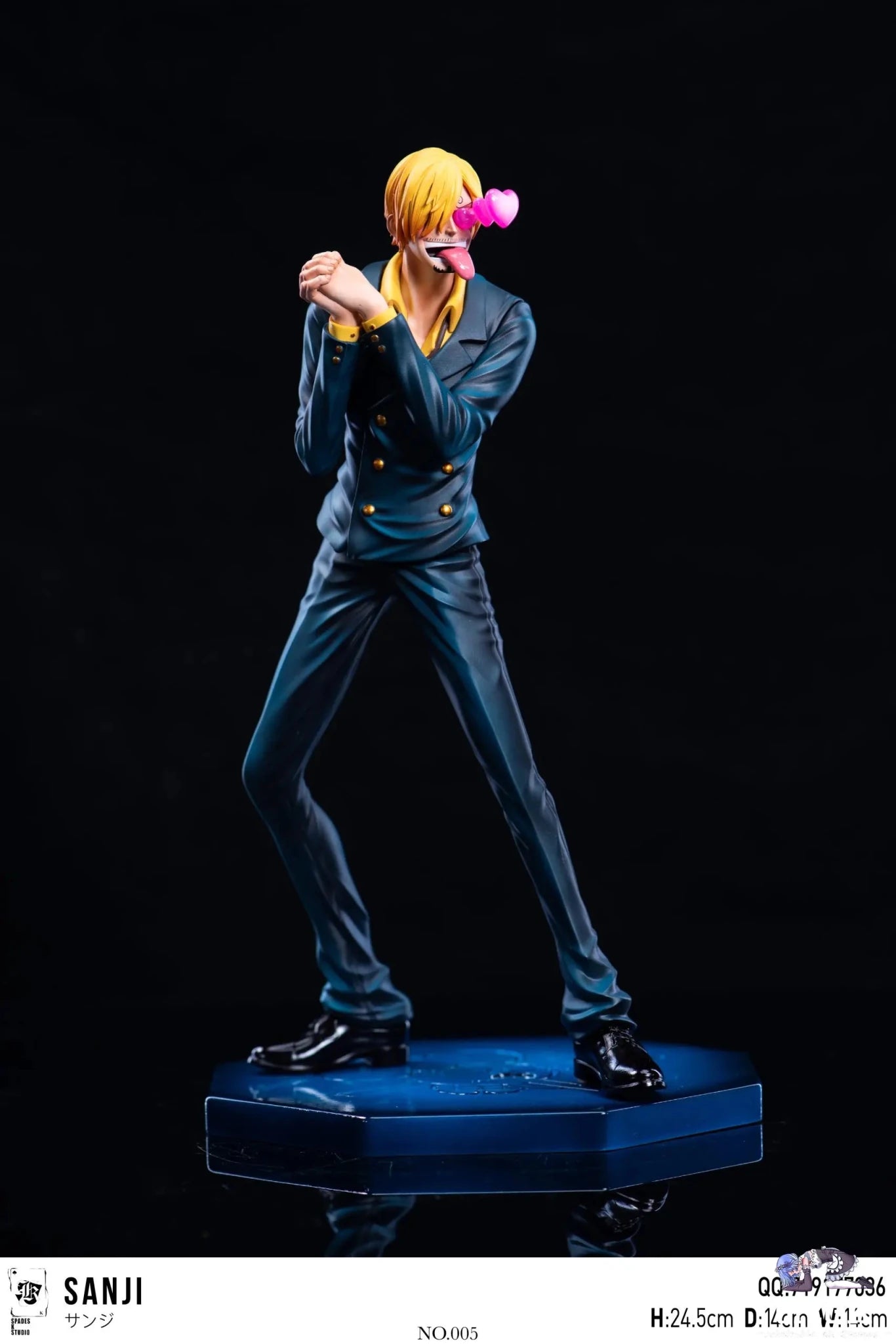 SPADES K Studio - One Piece Straw Hat Crew Resonance Series 05 Sanji resin statue Navy Toys anime figure