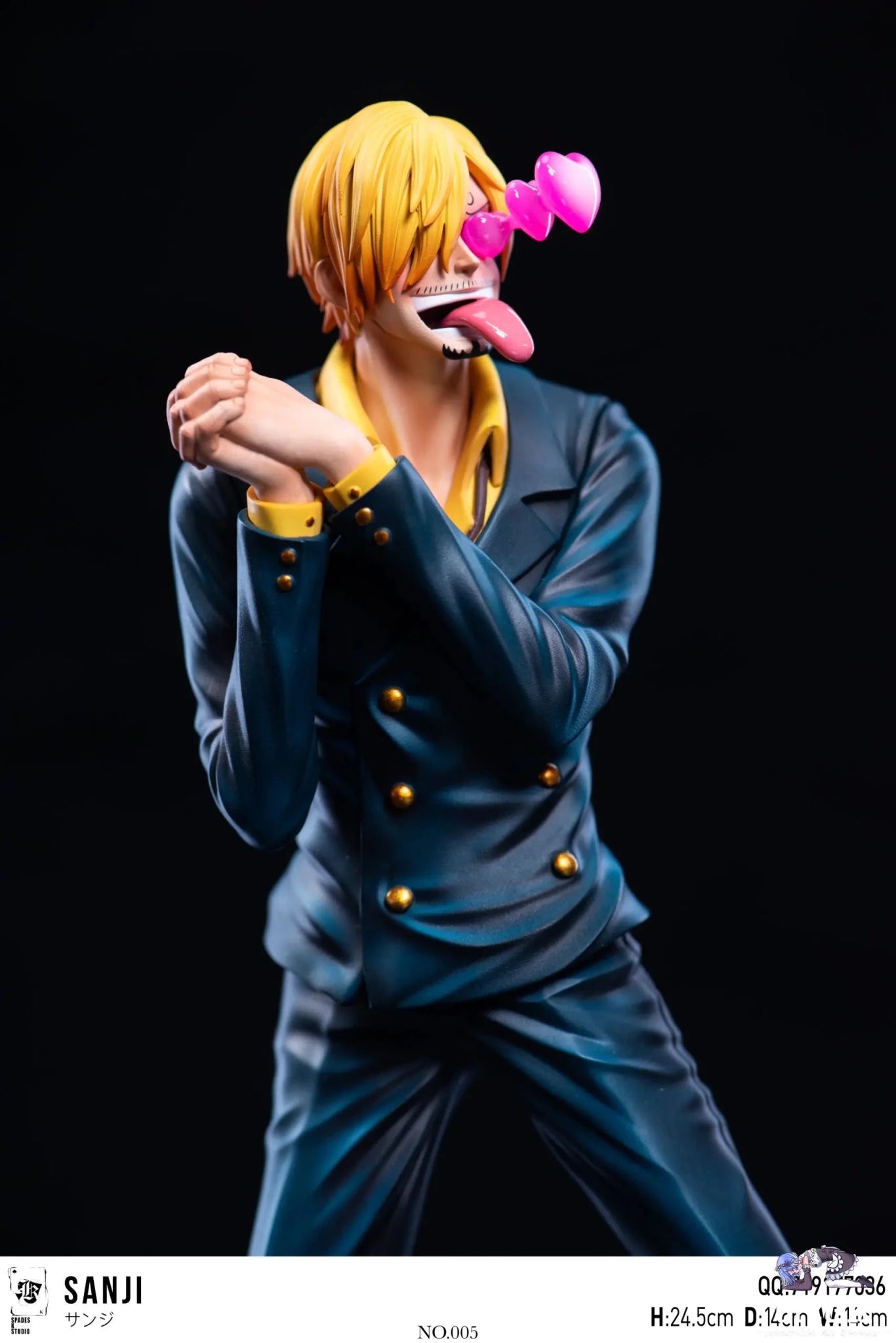 SPADES K Studio - One Piece Straw Hat Crew Resonance Series 05 Sanji resin statue Navy Toys anime figure