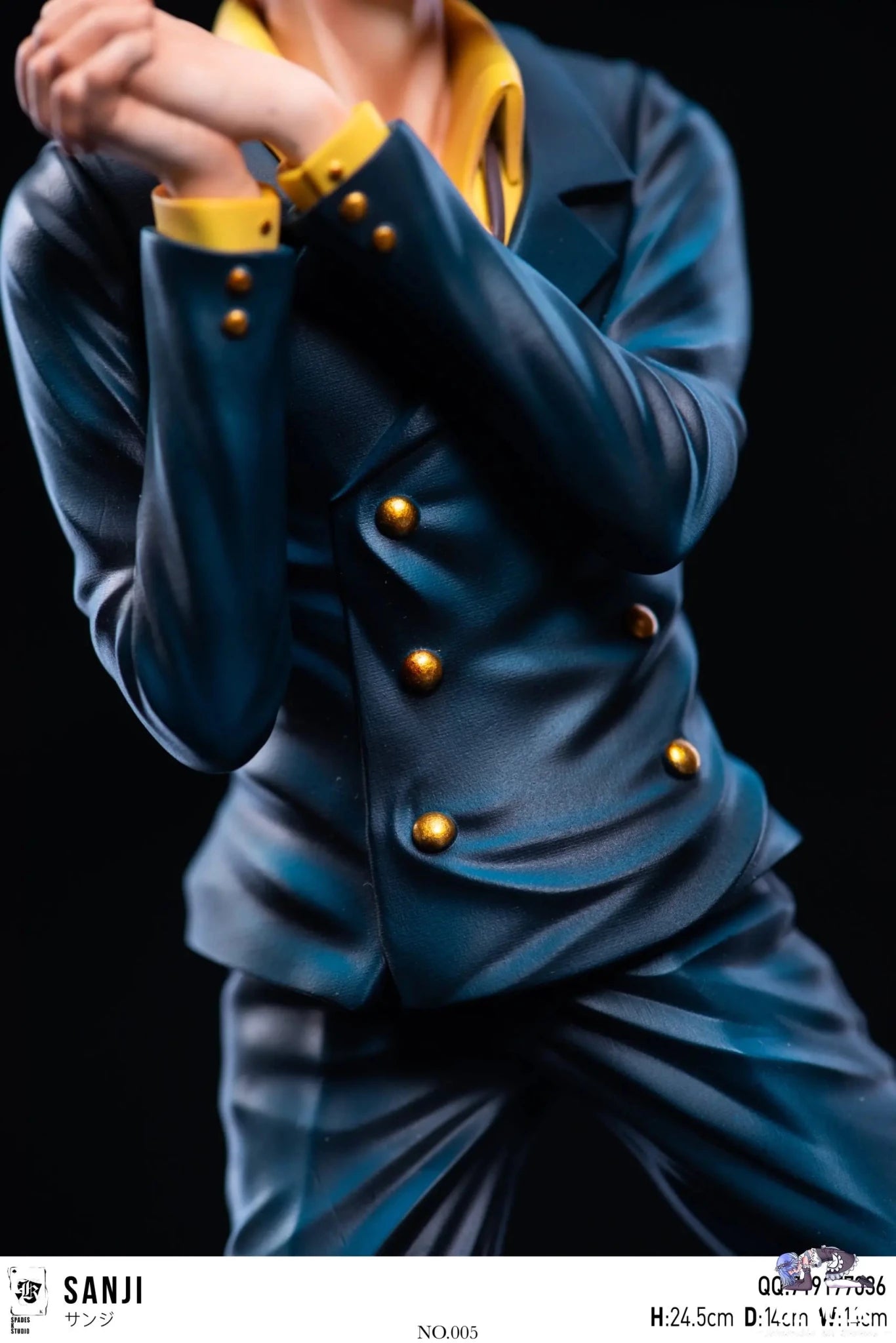 SPADES K Studio - One Piece Straw Hat Crew Resonance Series 05 Sanji resin statue Navy Toys anime figure
