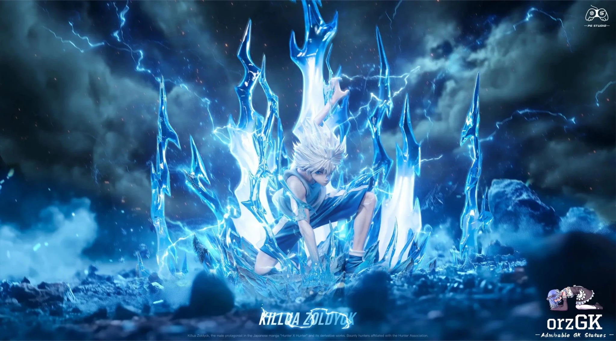PG Studio - Hunter x Hunter Killua 4.0 resin statue Navy Toys anime figure