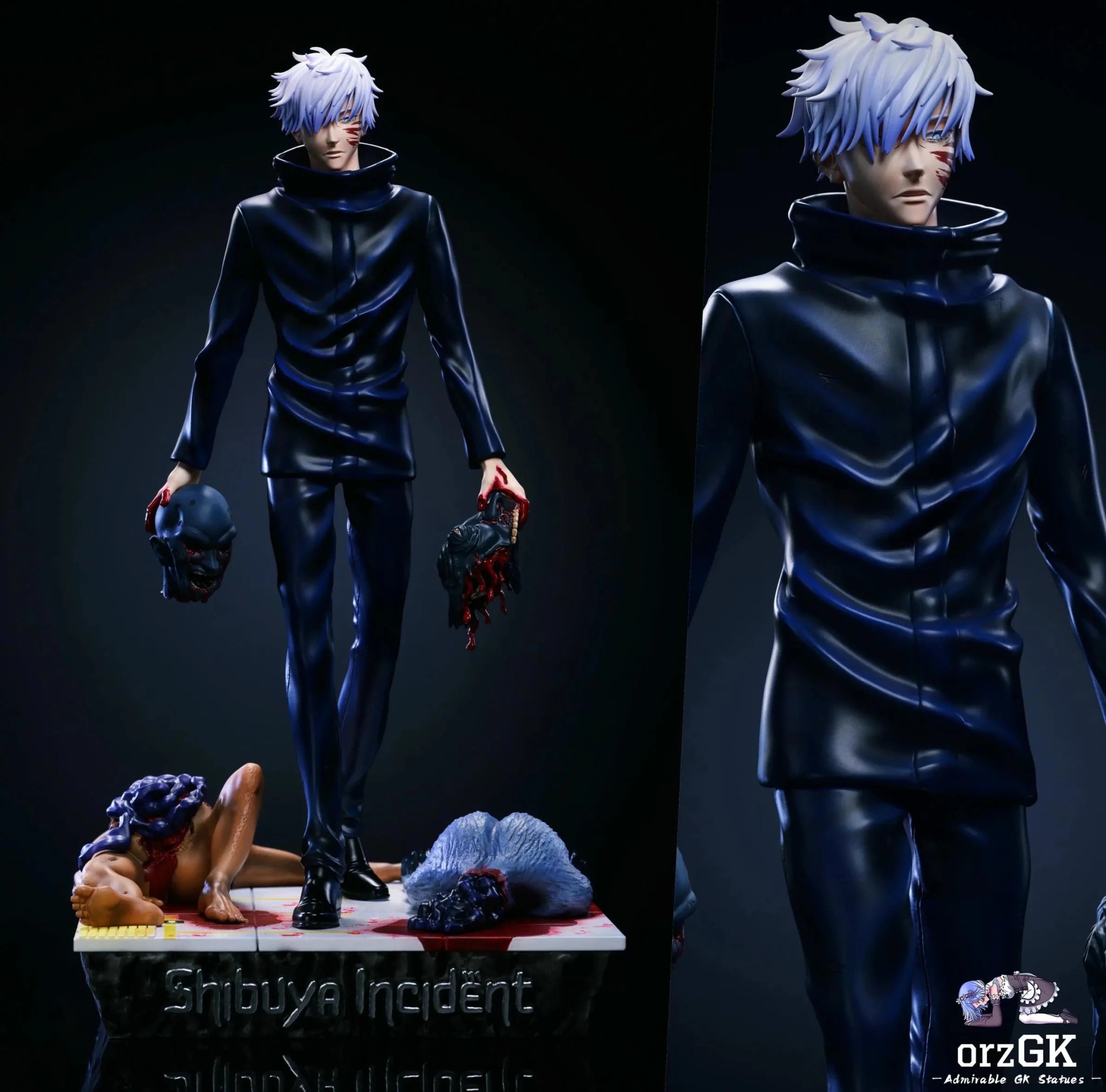 Real Creation Studio & PowerClub Studio - Jujutsu Kaisen Satoru Gojo Full Power 1/6 Museum Pose Statue resin statue Navy Toys anime figure