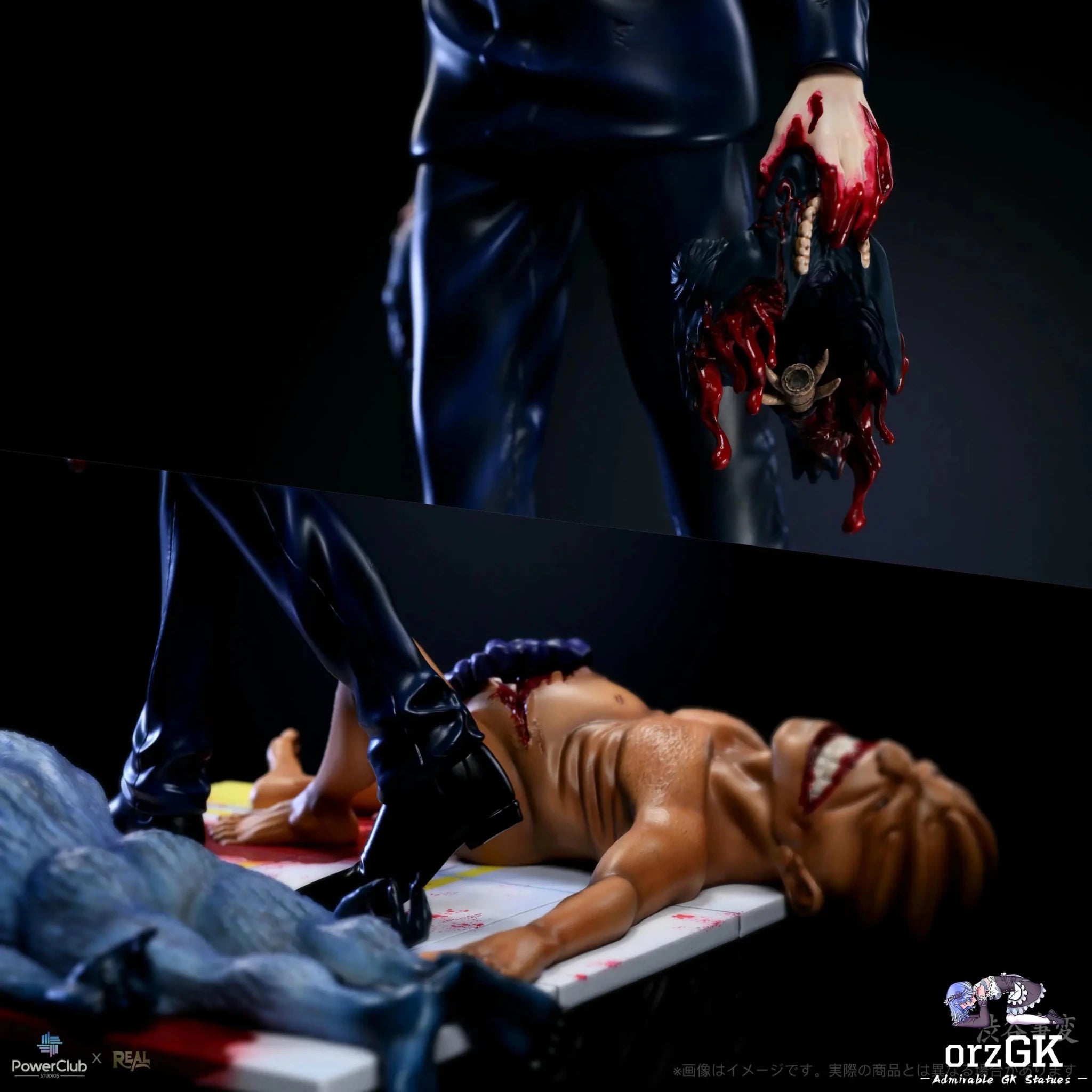 Real Creation Studio & PowerClub Studio - Jujutsu Kaisen Satoru Gojo Full Power 1/6 Museum Pose Statue resin statue Navy Toys anime figure
