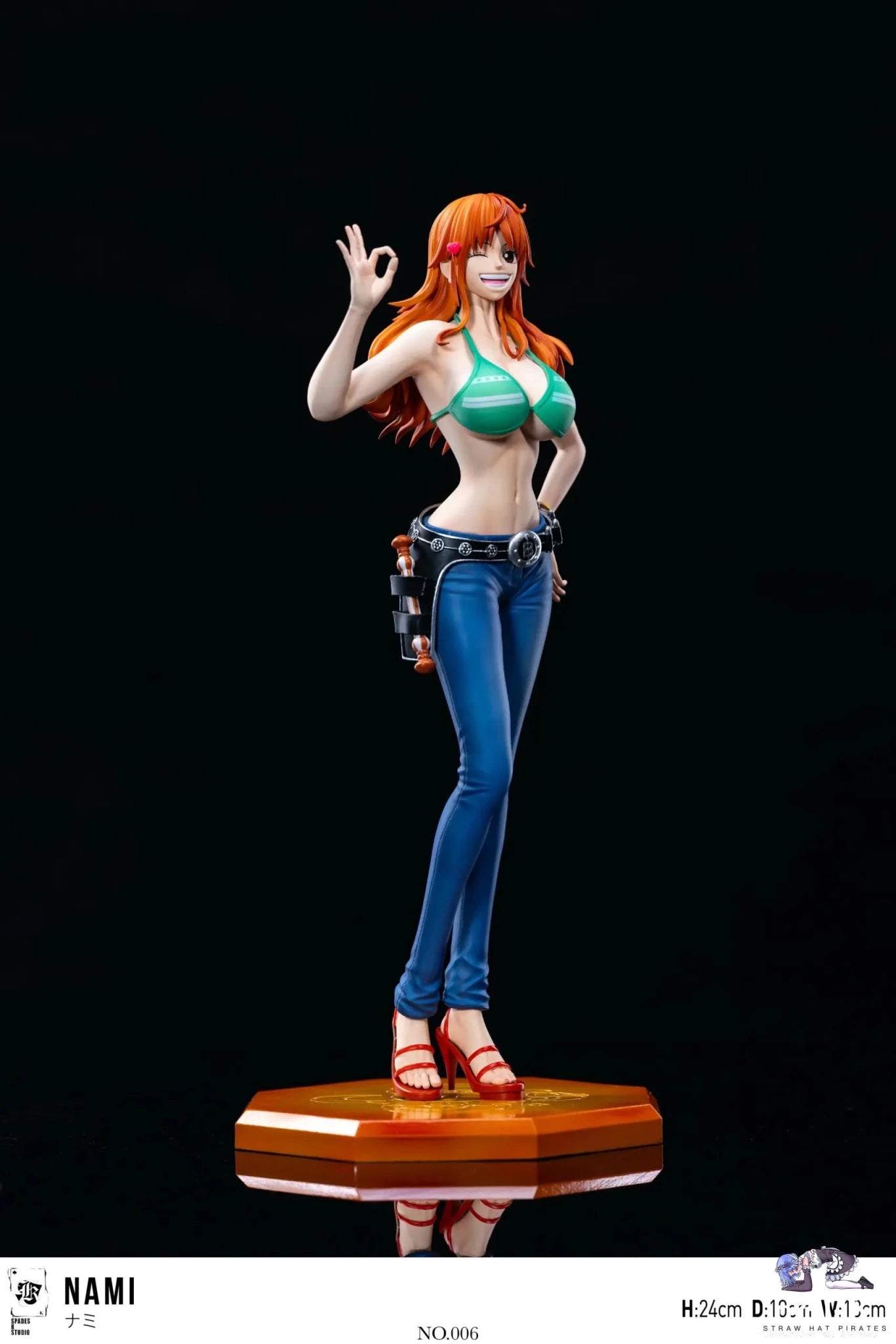 SPADES K Studio - One Piece Straw Hat Crew Resonance Series 06 Nami resin statue Navy Toys anime figure