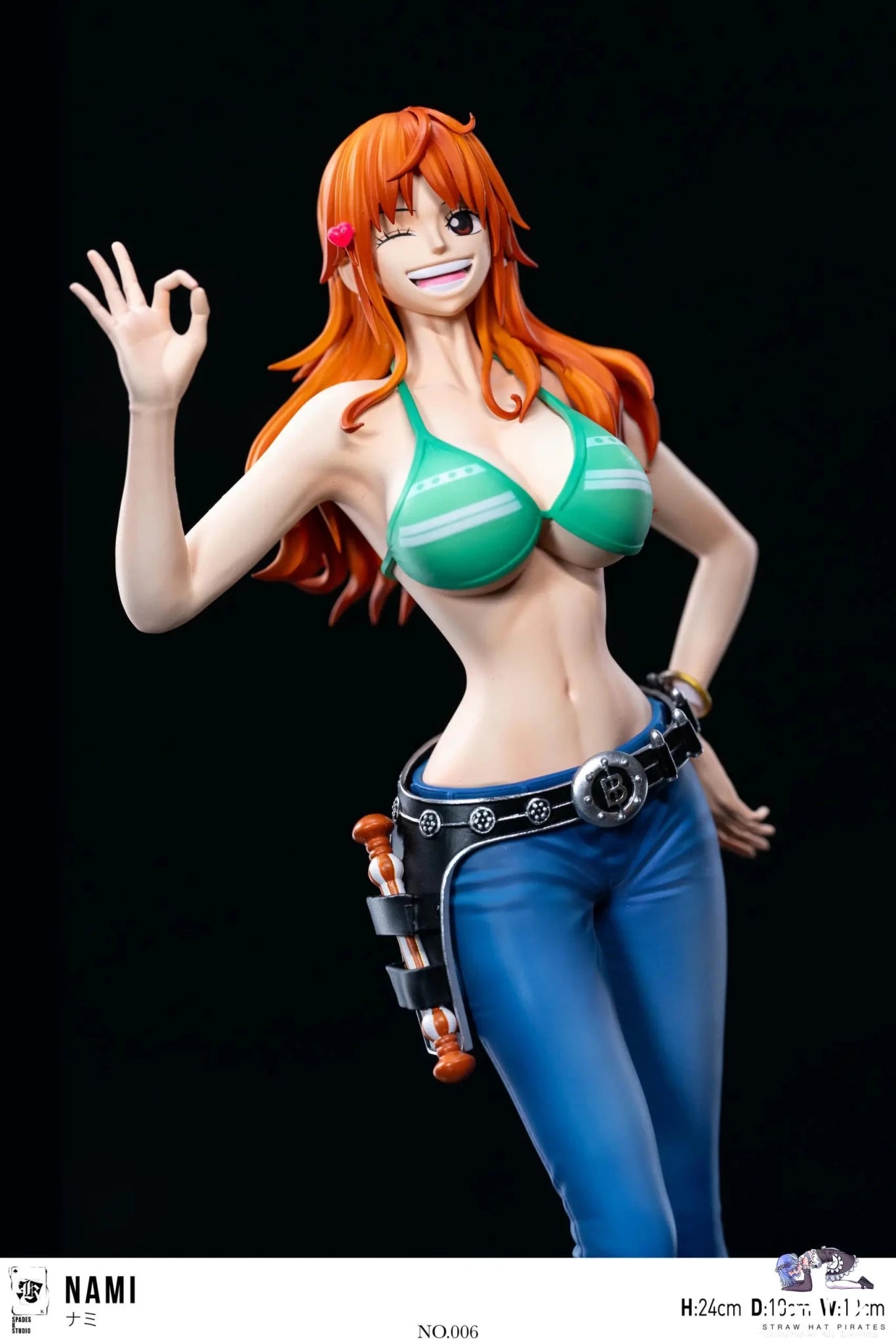 SPADES K Studio - One Piece Straw Hat Crew Resonance Series 06 Nami resin statue Navy Toys anime figure
