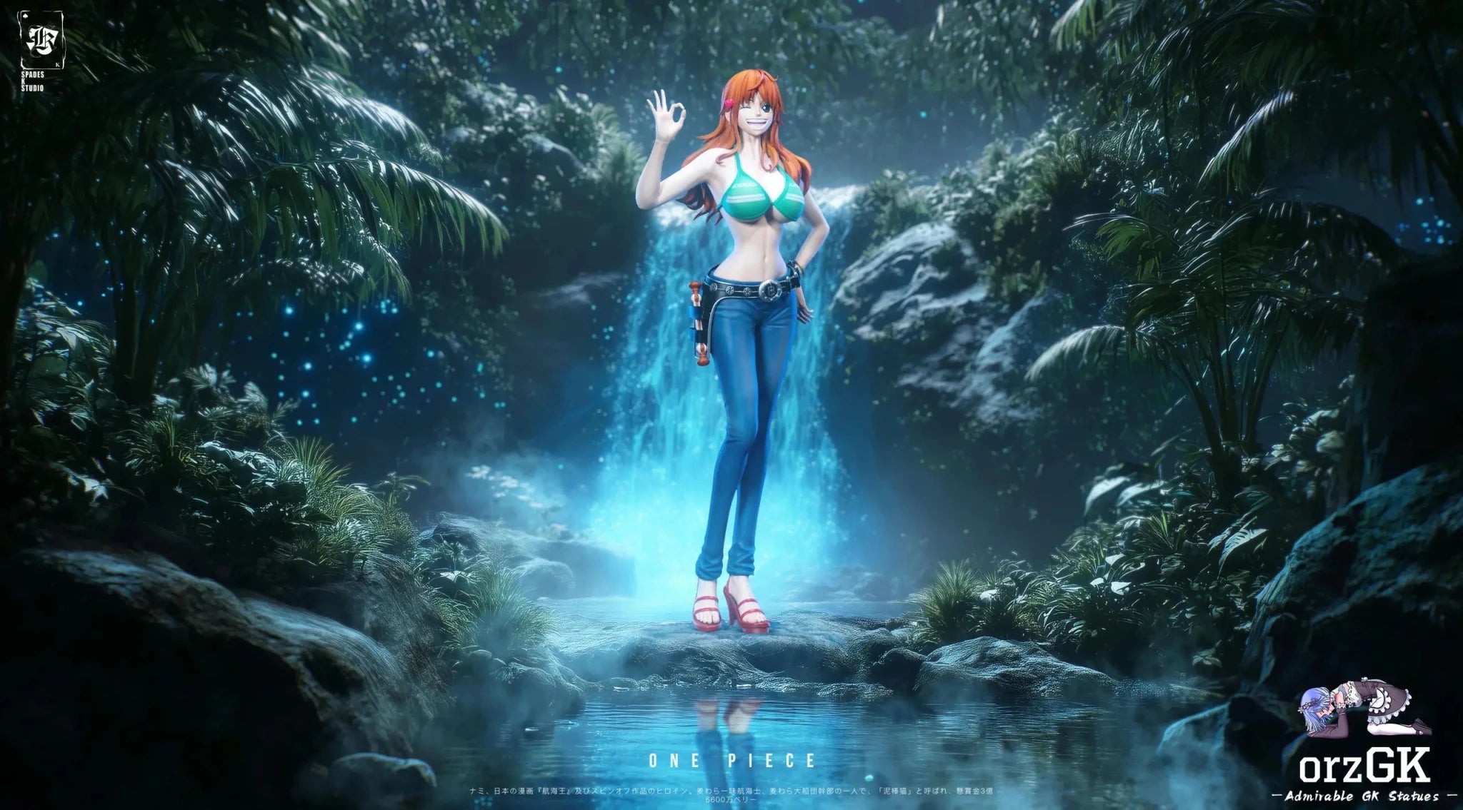 SPADES K Studio - One Piece Straw Hat Crew Resonance Series 06 Nami resin statue Navy Toys anime figure