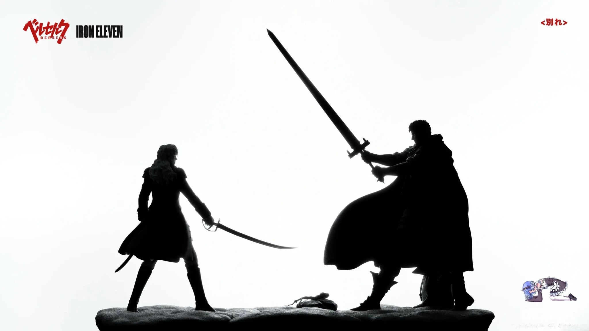 Snowfield Farewell Guts & Griffith - Berserk - IRON ELEVEN Studio resin statue Navy Toys anime figure